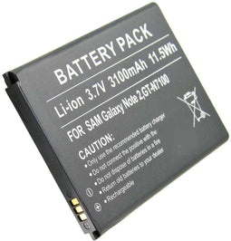 AccuCell-batterij geschikt voor Samsung Galaxy Note II, Galaxy Note 2, GT-N7100, EB595675LU