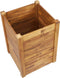 vidaXL - Plantenbak - verhoogd - 60x60x84 - cm - massief - acaciahout