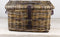 MigoStyling - Kinder Fietsmand - Rotan - Fietsmand met Leer - MigoStyling - Bruin - 43x33x25 cm - Eenvoudig te Bevestigen