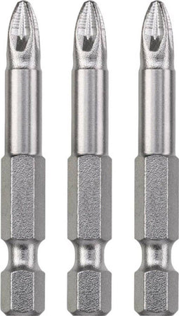 KWB schroefbit PZ1 - Pozidriv 1 - Industrial steel - Lengte 50 mm - 1/4" schacht - 121151 - 3 stuks