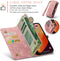 Caseme Geschikt voor iPhone 16 hoesje - Vintage 2 in 1 portemonnee - Roze