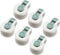 Dekbedclips - Stevige Dekbed Knijpers - 6 stuks - Wit / Groen (6 stuks)