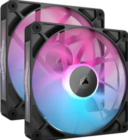Corsair iCUE Link RX140 RGB - Ventilator - 140mm PWM - 1700 RPM - Zwart (2 stuks)