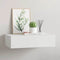 vidaXL Wandschap - Ladekast - 40x23,5x10 cm - MDF - Wit