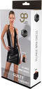 Wetlook minijurkje met diep decolleté Guilty Pleasure - - L