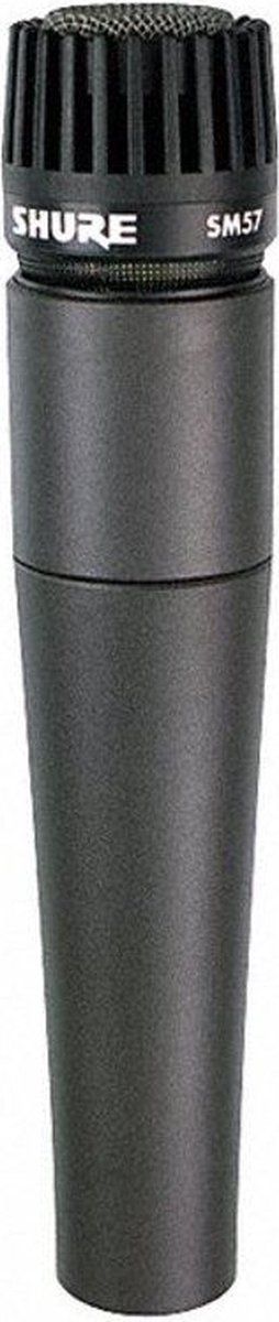 Shure SM57 - Dynamische Instrumentmicrofoon - Cardioïde - Zwart