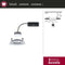 Paulmann Nova Plus - LED-inbouwlamp - Zwenkbaar 6W 470lm 2700K Alu gedraaid