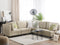 FEVIK - Hoekbank 5-zits - Beige - Linkerzijde - 228 cm - Polyester