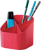 HAN pennenkoker - Re-X-LOOP - 4-vaks - rood - 100% gerecycled materiaal - HA-17238-917