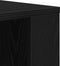 vidaXL - Wandkast - Zwart - Eiken - 80x33x80 - cm - Engineered - Wood