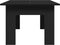 vidaXL - Salontafel - Zwart - Eiken - 100x60x42 - cm - Bewerkt - Hout