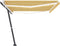 vidaXL - Luifel - automatisch - met - LED - en - windsensor - 500x350 - cm - geel - wit
