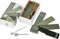 TFA Dostmann Clock in The Box analoge wandklok, 60.3020.04, designklok, plug-in design, tikt niet, lange batterijduur, geschikt voor slaapkamer/keuken/studeerkamer, groen