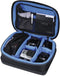 Hama Ancona HC 130 - Softcase voor GoPro actioncams - 4 verstelbare binnenvakverdelers - Zwart