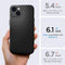 Spigen ACS03519 - Soft Case - Schokbestendig - Zwart (iPhone 13)
