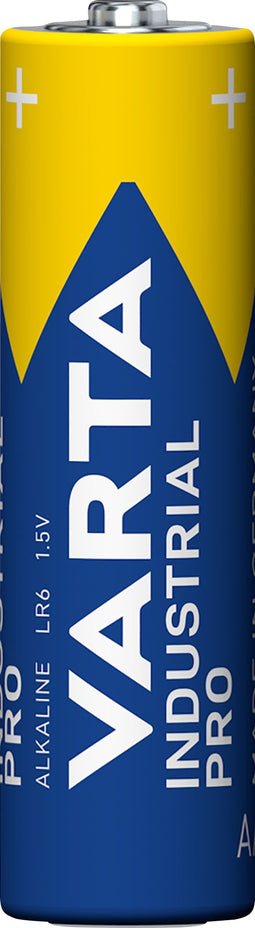 Varta Battery Alkaline, Mignon, AA, LR06, 1.5V Industrial Pro, Bulk (1-Pack)