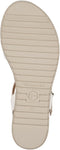 Tamaris Essentials - Dames Sandalen - Hakhoogte 4,5 cm - Wit - Maat 41