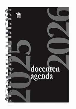 Ryam | Docenten agenda | 2025/2026 | Spiraal | 15 x 20 | 12 maanden | Zwart |