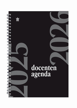 Ryam | Docenten Agenda | 2025/2026 | Spiraal | A4 | 12 mnd | Zwart |