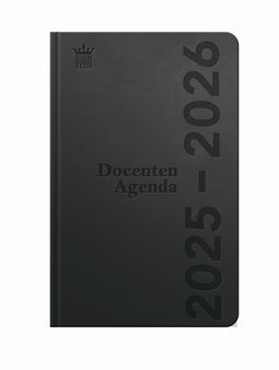 Ryam | Docenten agenda DeLuxe | 2025/2026 | Genaaid gebonden | 15 x 20 cm | 12 mnd | Zwart |