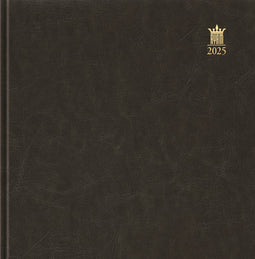 Ryam | Kantooragenda | Carre Wit Mundior | 2025 | Genaaid gebonden | 170 x 170 mm | 12 mnd | 6-Talig | Zwart |