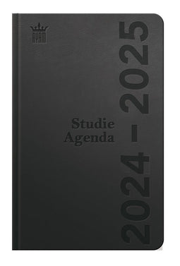Ryam | Studie agenda DeLuxe | 2024/2025 | Genaaid gebonden | 12 mnd | B6 | Zwart |