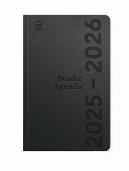 Ryam | Studie agenda DeLuxe | 2025/2026 | Genaaid gebonden | 12 mnd | B6 | Zwart |