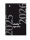 Ryam | Studie agenda Hardcover | 2025/2026 | Genaaid gebonden | 15 x 20 cm | Zwart |