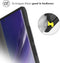 iMoshion Hoesje Geschikt voor Samsung Galaxy S23 Ultra Hoesje Shockproof - iMoshion Rugged Hybrid Carbon Case - Zwart