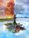 Rubye® Diamond Painting - Volwassenen en Kinderen - Compleet Pakket - Ronde Steentjes