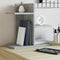 Bureau organiser 42x21,5x42 cm bewerkt hout betongrijs