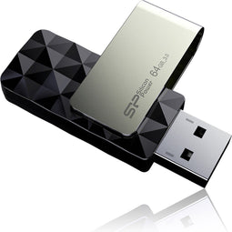Silicon Power Blaze B30 - USB 3.1 Flashdrive - 64 GB - Zwart