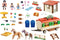 PLAYMOBIL 70510 - Ponykamp aanhanger - Inclusief 3 figuren en 2 pony's