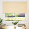 vidaXL - Rolgordijn - verduisterend - 155x130 - cm - stofbreedte - 151,6 - cm - beige