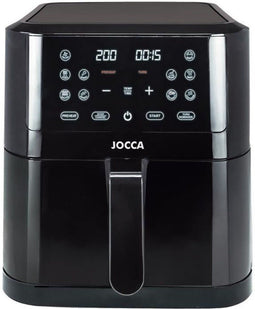 JOCCA 2394 - Olievrije frituurpan - 8L - Digitaal met LED-touchscreen - Zwart