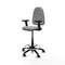 Piqueras y Crespo B2D01RF - Bureaustoel - Hoogteverstelbaar met armleuning - Lichtgrijs