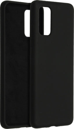 Accezz Samsung Galaxy S20 Plus - Liquid Silicone Backcover - Schokabsorberend - Zwart