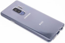 Hoesje Siliconen Geschikt voor Samsung Galaxy S9 Plus - Softcase Backcover smartphone - Transparant