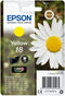Epson C13T18044022 - Inktcartridge - Vegen- en vervagingsbestendig - Geel