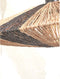 GOOD&MOJO Plafonniere Iguazu - Jute/Zwart - Ø40cm -