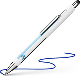 Schneider balpen - Epsilon Touch - wit/blauw - styluspen - S-138702