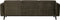 BePureHome Statement 3-Zits Bank - Velvet - Groen - 77x230x93