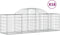 vidaXL - Schanskorven - 18 - st - gewelfd - 200x50x60/80 - cm - gegalvaniseerd - ijzer