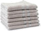 LINNICK Pure Handdoeken Set - 100% Katoen - Silver - 60x110cm - Per 6 Stuks