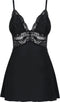 Obsessive Babydoll Setje Met Kant - Zwart - L/XL