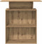 vidaXL - Receptiebalie - 100x40x104 - cm - bewerkt - hout - artisanaal - eikenkleur