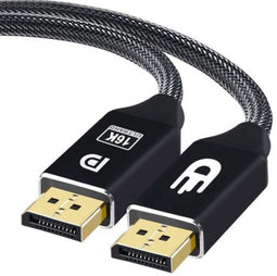 Drivv. DisplayPort 2.1 - 16K 60Hz 8K 120Hz 4K 144Hz - 80Gbps - Zwart - 5 meter