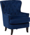 Fauteuil VIBORG II Fluweel Marineblauw