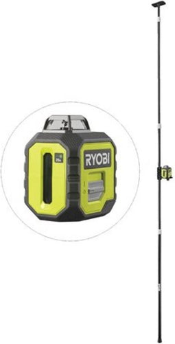 Ryobi Kruislijnlaser | Groen | 360° | inclusief RBCLTP1