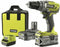 RYOBI ONE+ Boormachine 18 Volt - 2 accu's 2.0Ah & 4.0Ah - R18DD3-2415BS